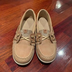 glitter sperry boat shoes